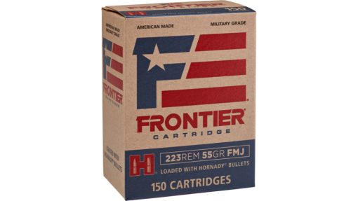 opplanet hornady frontier rifle ammo 223 remington full metal jacket 55 grain 150 rounds box fr1015 main 1